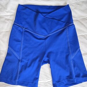 Blue Women's Athletic Shorts